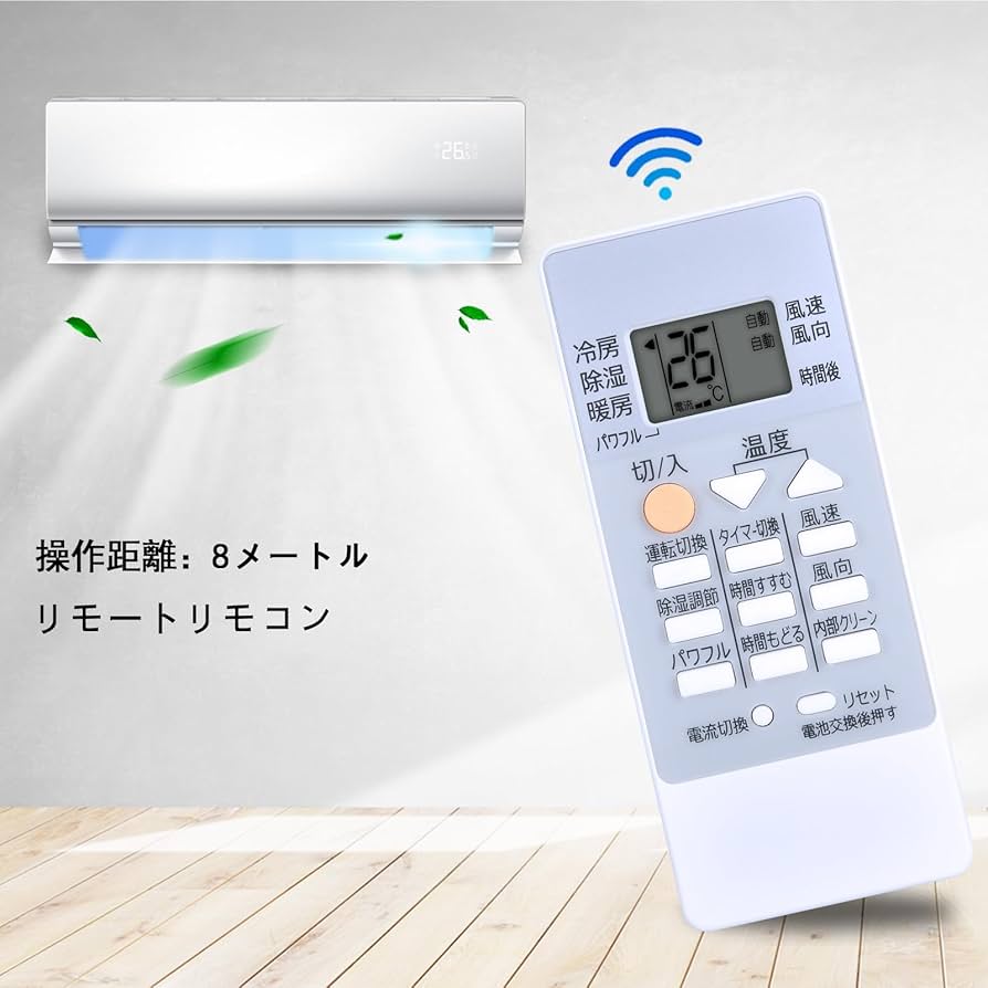 Amazon.co.jp: CLVIZCXOM エアコンリモコン RH191 for 三菱